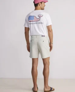 Shorts<Vineyard Vines 7 Inch Island Shorts Stone