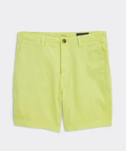 Shorts<Vineyard Vines 7 Inch Island Shorts Lemon Tart