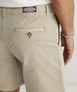 Shorts<Vineyard Vines 7 Inch Island Shorts Khaki