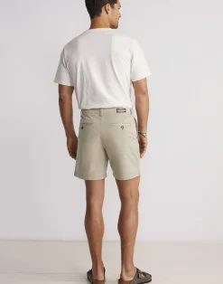 Shorts<Vineyard Vines 7 Inch Island Shorts Khaki