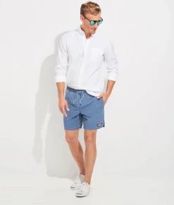 Swimwear<Vineyard Vines 7 Inch Island Trunks Moonshine