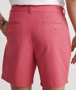 Shorts<Vineyard Vines 7 Inch On-The-Go Shorts Sailors Red