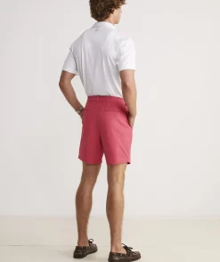 Shorts<Vineyard Vines 7 Inch On-The-Go Shorts Sailors Red