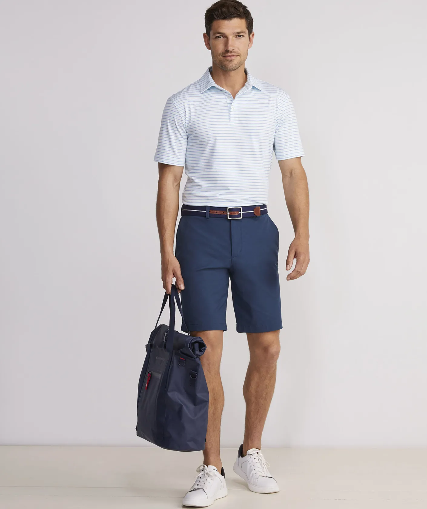 Shorts<Vineyard Vines 9 Inch On-The-Go Shorts Blue Blazer