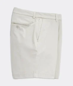 Shorts<Vineyard Vines 7 Inch On-The-Go Shorts Stone