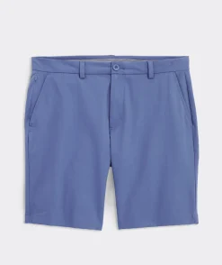 Shorts<Vineyard Vines 9 Inch On-The-Go Shorts Blue Moon