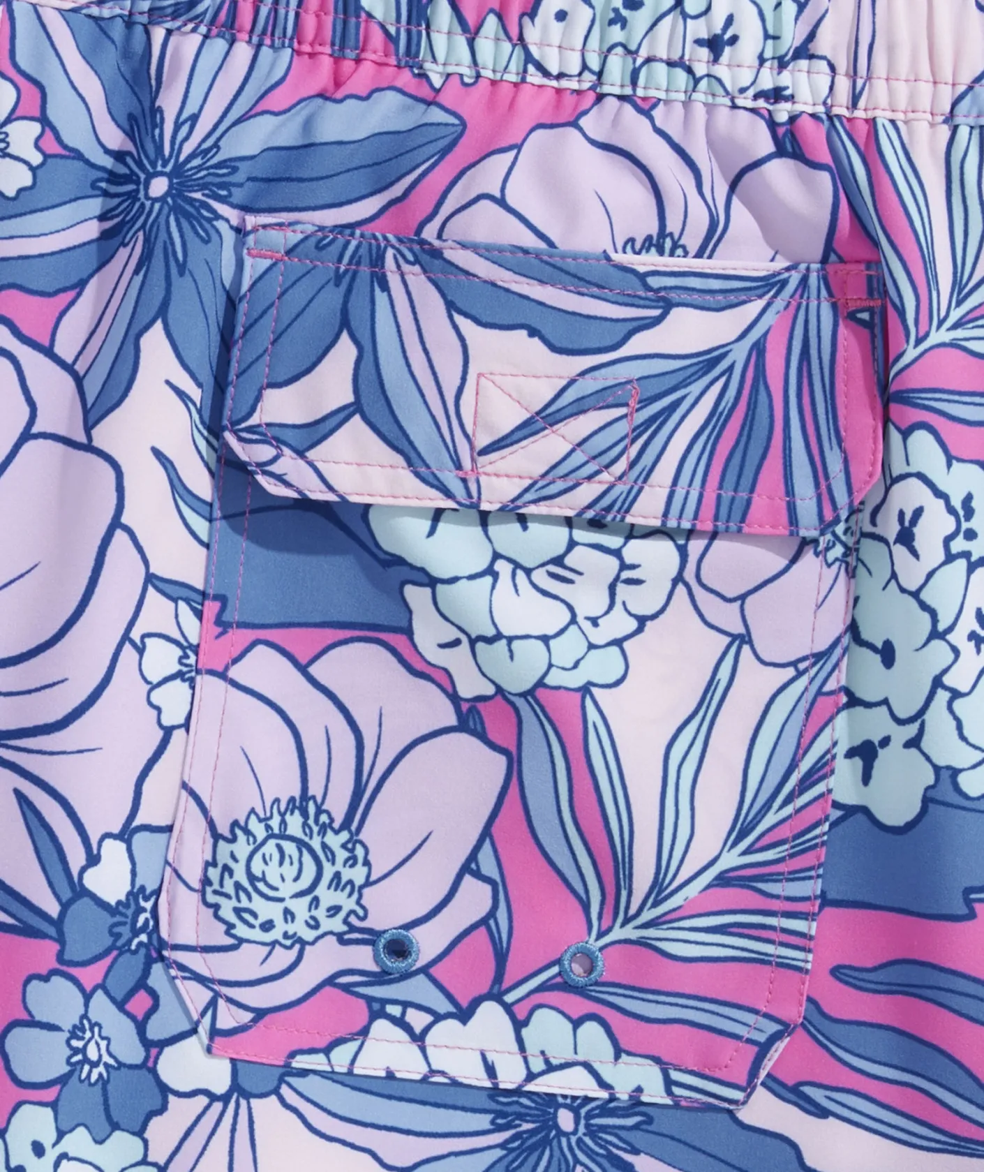 Swimwear<Vineyard Vines 7 Inch Printed Chappy Swim Trunks Paradise Punch