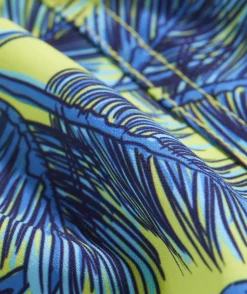 Swimwear<Vineyard Vines 5 Inch Printed Chappy Swim Trunks Pine Palms Wild Lime