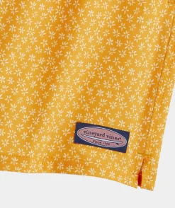 Swimwear<Vineyard Vines 7 Inch Printed Chappy Swim Trunks Flrl Micro Apricot