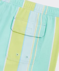 Swimwear<Vineyard Vines 7 Inch Printed Chappy Swim Trunks Wharf STP Wild Lime