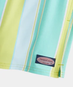 Swimwear<Vineyard Vines 5 Inch Printed Chappy Swim Trunks Wharf STP Wild Lime