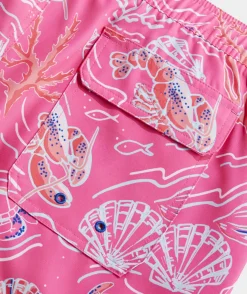 Swimwear<Vineyard Vines 7 Inch Printed Chappy Swim Trunks Sea Life Taffy