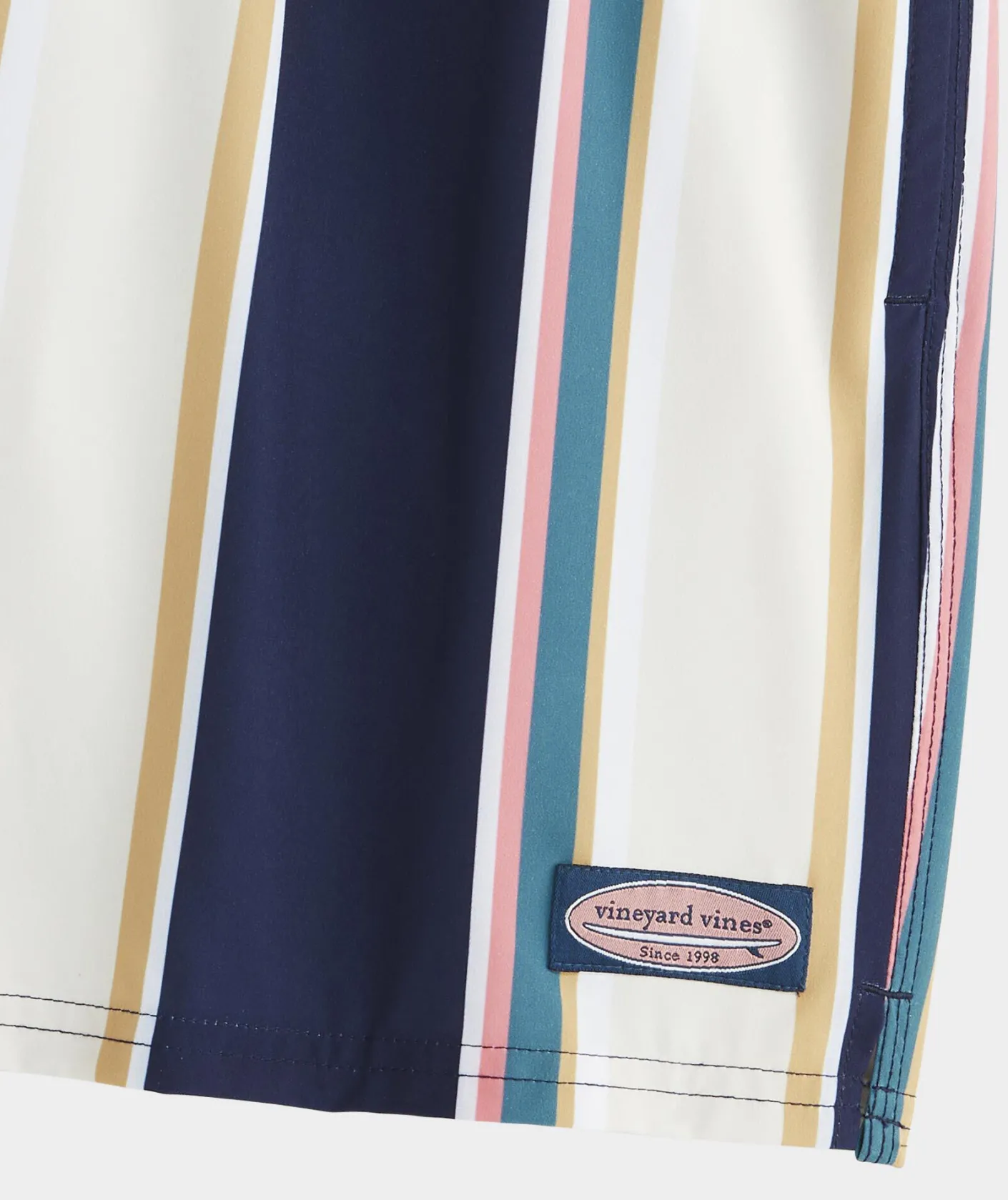 Swimwear<Vineyard Vines 7 Inch Printed Chappy Swim Trunks Beach STP Naut Navy