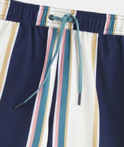 Swimwear<Vineyard Vines 7 Inch Printed Chappy Swim Trunks Beach STP Naut Navy