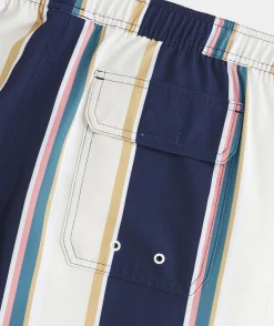 Swimwear<Vineyard Vines 7 Inch Printed Chappy Swim Trunks Beach STP Naut Navy