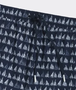Swimwear<Vineyard Vines 7 Inch Printed Chappy Swim Trunks Boat Parade Naut Nav