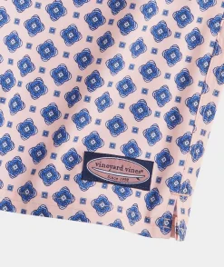 Swimwear<Vineyard Vines 7 Inch Printed Chappy Swim Trunks Foulard Teq Sunrise