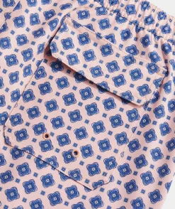 Swimwear<Vineyard Vines 7 Inch Printed Chappy Swim Trunks Foulard Teq Sunrise