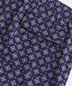 Swimwear<Vineyard Vines 7 Inch Printed Chappy Swim Trunks Foulard Naut Navy