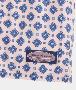 Swimwear<Vineyard Vines 5 Inch Printed Chappy Swim Trunks Foulard Teq Sunrise