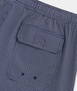 Swimwear<Vineyard Vines 7 Inch Printed Chappy Swim Trunks Sail Micro Naut Navy