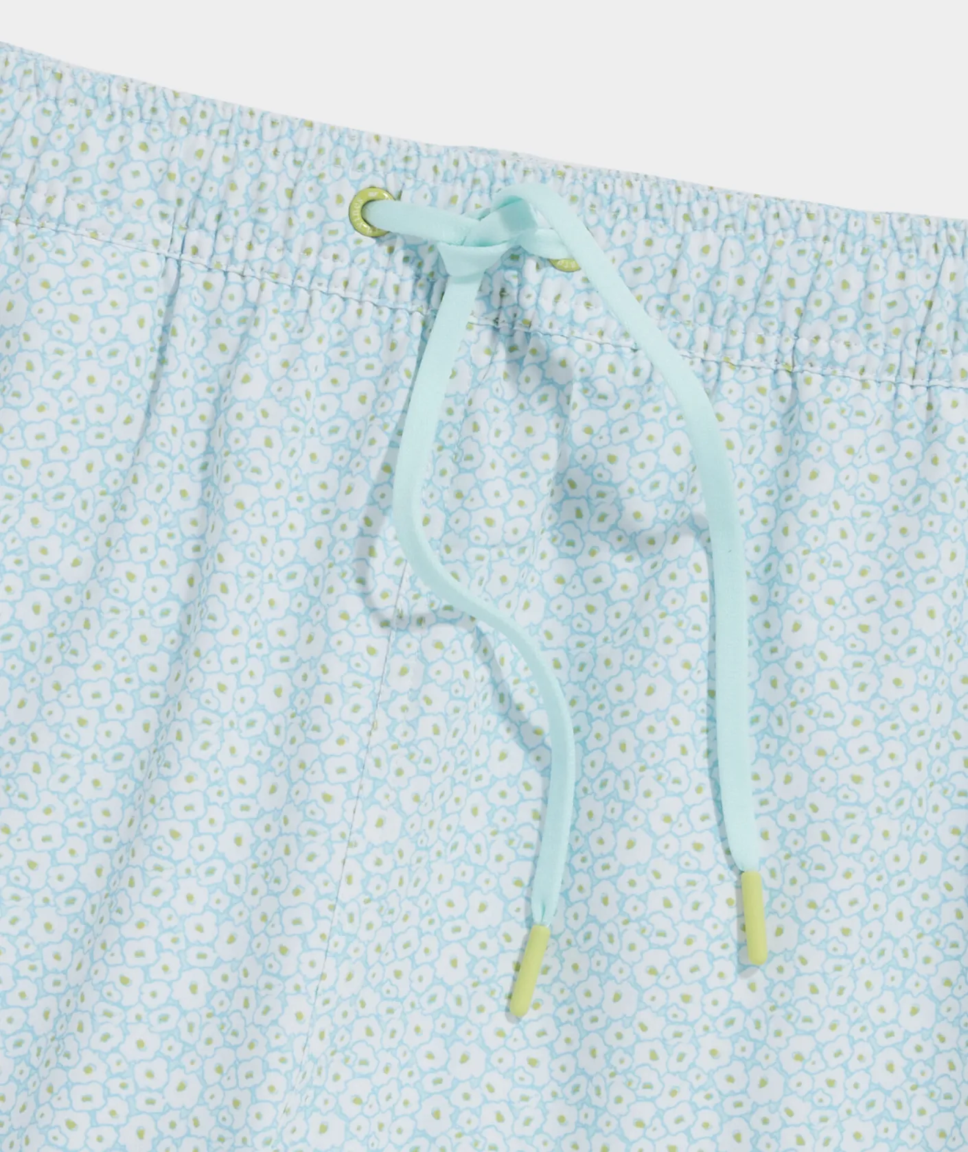 Swimwear<Vineyard Vines 7 Inch Printed Chappy Swim Trunks Micro Flrl White Cap