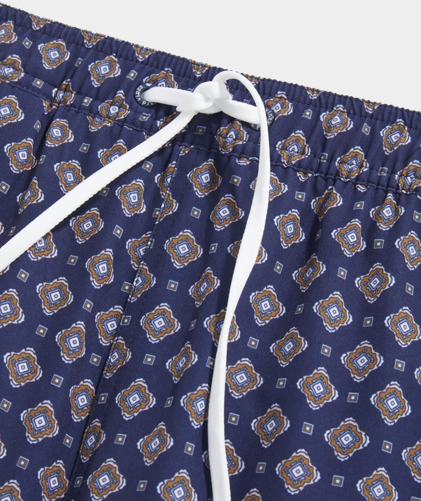 Swimwear<Vineyard Vines 5 Inch Printed Chappy Swim Trunks Foulard Naut Navy