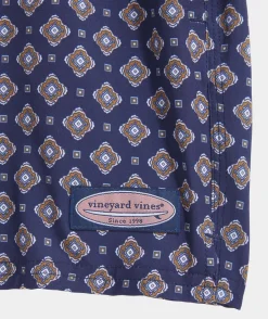 Swimwear<Vineyard Vines 5 Inch Printed Chappy Swim Trunks Foulard Naut Navy