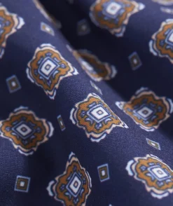 Swimwear<Vineyard Vines 5 Inch Printed Chappy Swim Trunks Foulard Naut Navy