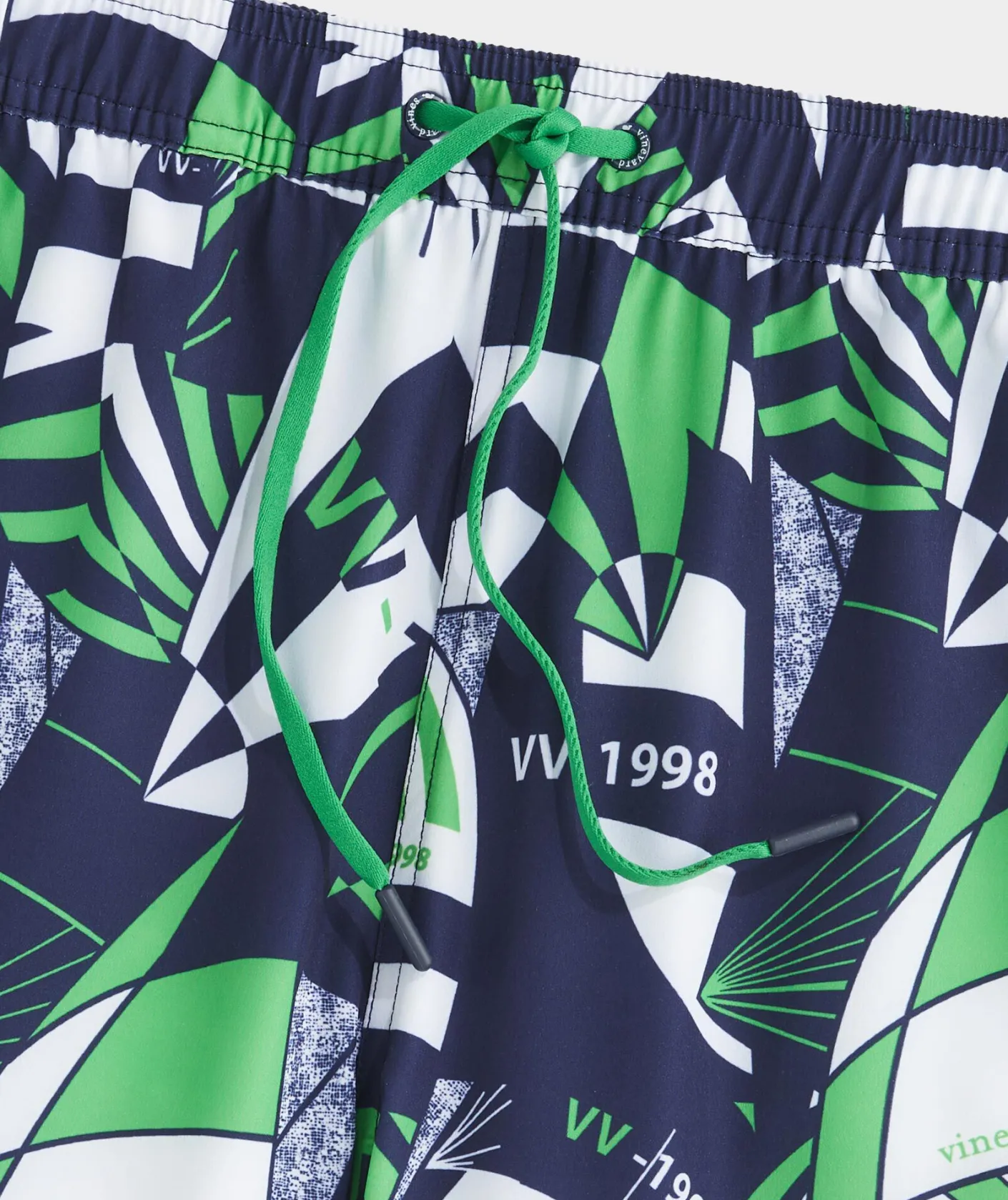 Swimwear<Vineyard Vines 7 Inch Printed Chappy Swim Trunks Chappy Sail Navy/Am