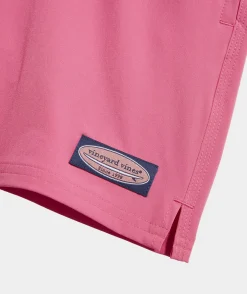 Swimwear<Vineyard Vines 5 Inch Solid Chappy Swim Trunks Sweet Taffy