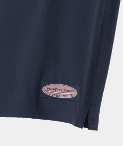 Swimwear<Vineyard Vines 7 Inch Solid Chappy Swim Trunks Nautical Navy