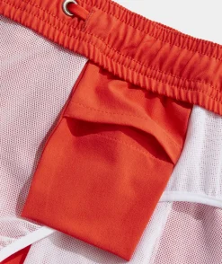 Swimwear<Vineyard Vines 5 Inch Solid Chappy Swim Trunks Papaya Punch