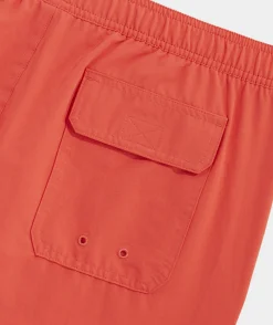 Swimwear<Vineyard Vines 7 Inch Solid Chappy Swim Trunks Papaya Punch