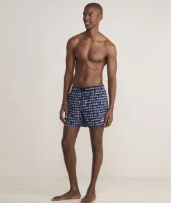 Mens<Vineyard Vines 7 Inch Solid Chappy Swim Trunks Papaya Punch