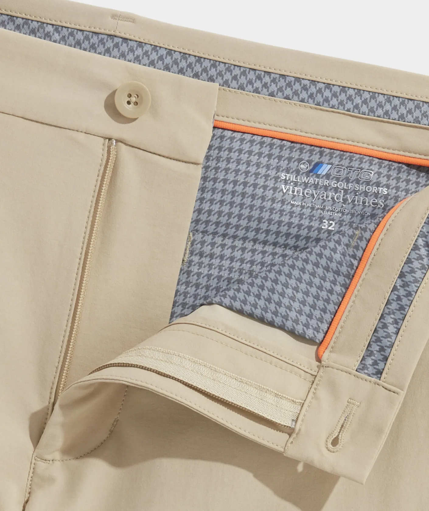 Shorts<Vineyard Vines 8 Inch Stillwater Golf Shorts Island Sand