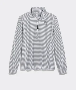 Atlanta Falcons<Vineyard Vines Atlanta Falcons Mountain Sweater Fleece Vest Grey Heather