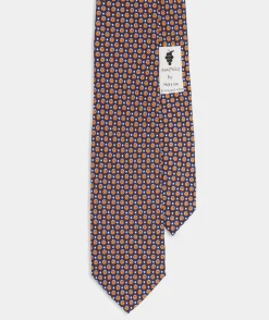 Ties and Bow Ties<Vineyard Vines Basketballs & Stars Silk Tie Nautical Navy