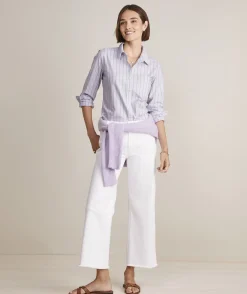 Shirts & Tops<Vineyard Vines Bayview Oxford Button-Down Stripe - Iris