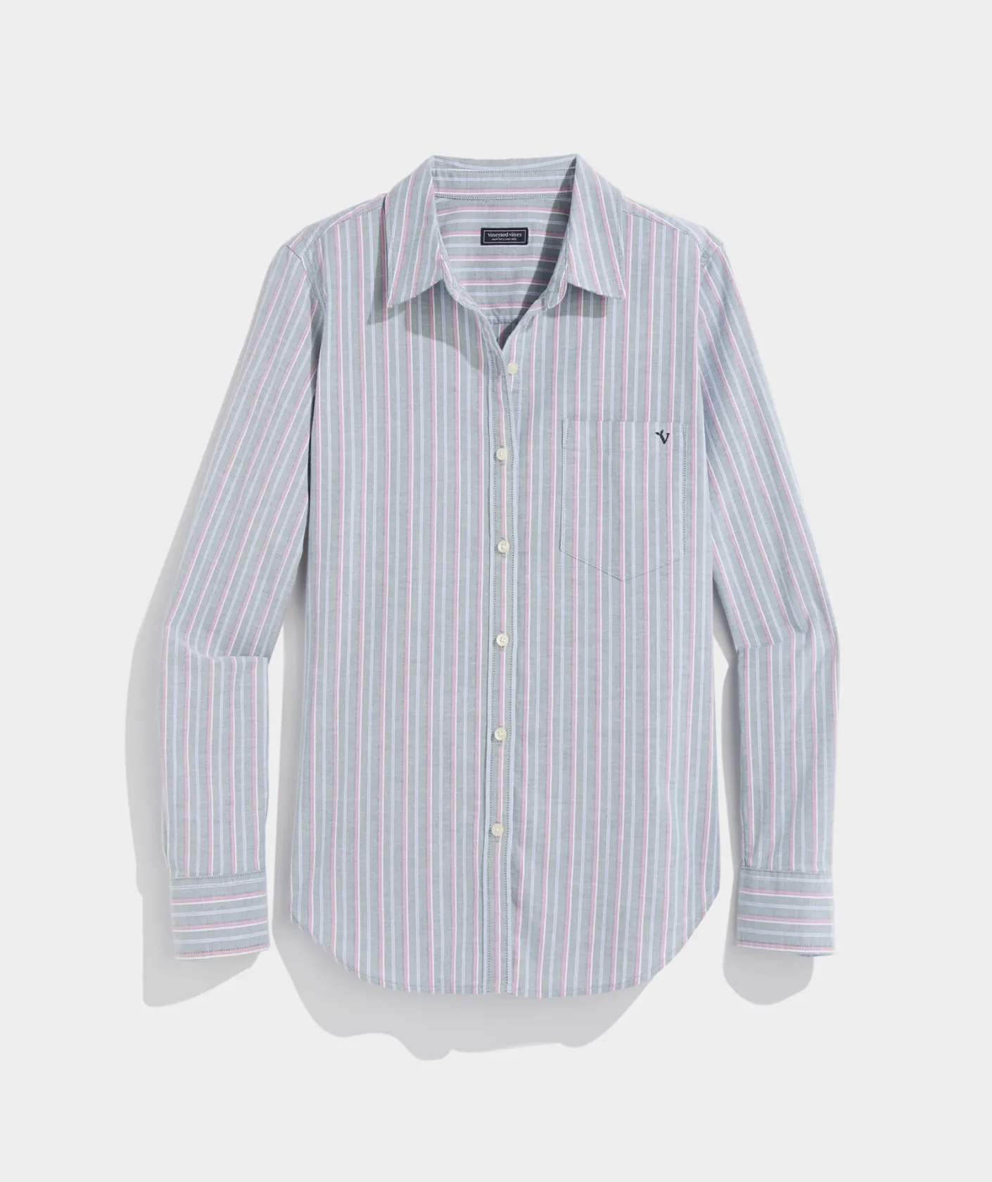 Shirts & Tops<Vineyard Vines Bayview Oxford Button-Down Stripe - Turf Green