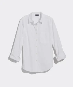 Shirts & Tops<Vineyard Vines Bayview Poplin Button-Down White Cap