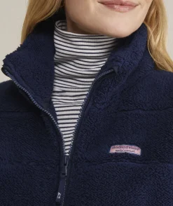 Jackets & Vests|Sweatshirts & Sweatpants<Vineyard Vines Birdseye SuperShep™ Marshmallow