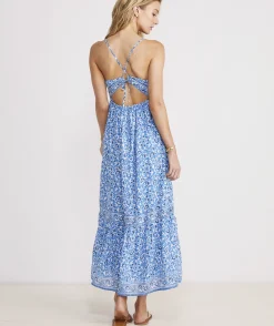 Dresses & Skirts<Vineyard Vines Blue Katama Tile Sconset Maxi Dress Katama Tile - Blue