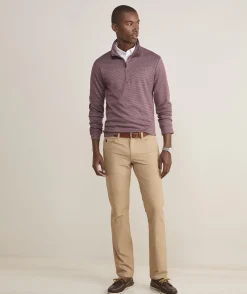 Quarter-Zips<Vineyard Vines Bluffs Performance Quarter-Zip Crimson
