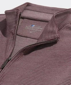 Quarter-Zips<Vineyard Vines Bluffs Performance Quarter-Zip Crimson