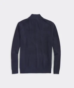 Quarter-Zips<Vineyard Vines Boathouse Tipped Quarter-Zip Nautical Navy