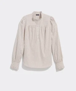 Shirts & Tops<Vineyard Vines Bow Tie Button-Front Top Royal Stewart - Red