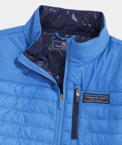 Jackets, Blazers & Vests<Vineyard Vines Boys’ Corduroy Puffer Vest Nautical Navy