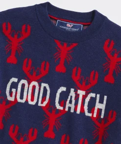 Sweaters<Vineyard Vines Boys’ Cotton Cashmere Cable Crewneck Sweater Light Gray Heather