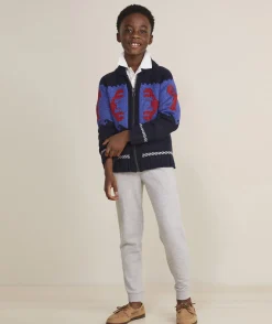 Sweaters<Vineyard Vines Boys’ Cotton Cashmere Cable Crewneck Sweater Cocktail Sauce